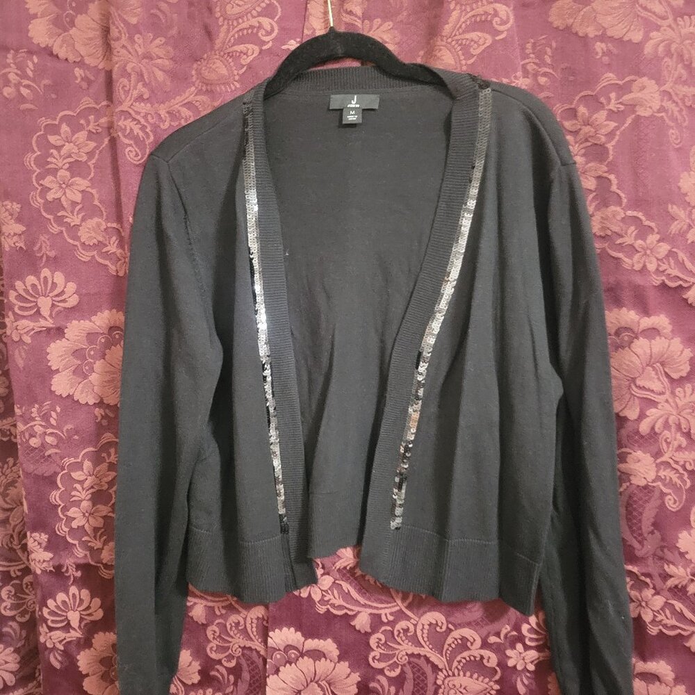 Jason Wu Black Sequin Shrug Medium